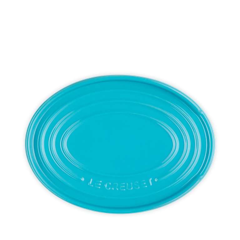 Le Creuset Stoneware Oval Spoon Rest Caribbean, Teal