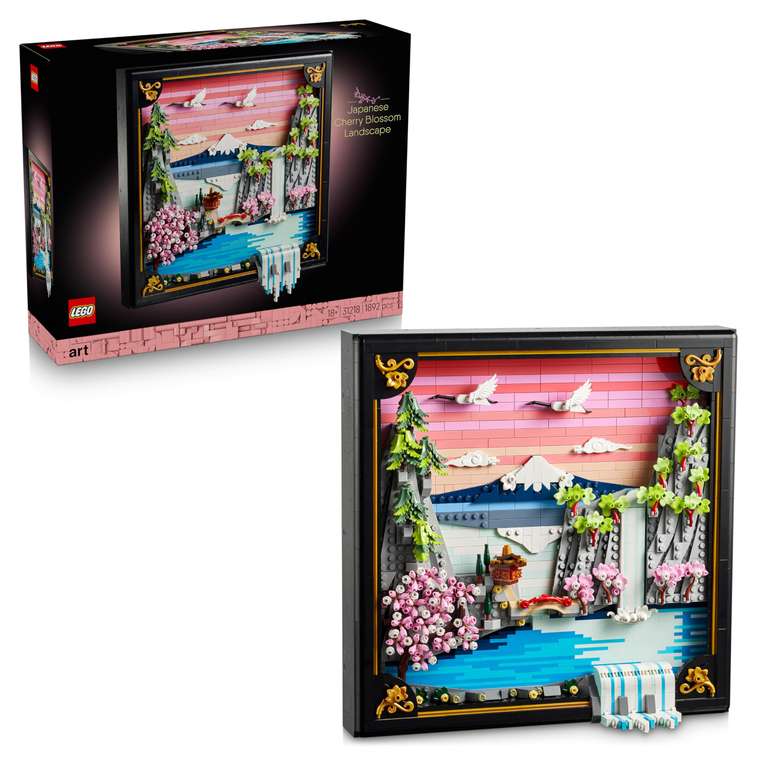 101° - LEGO Art Japanese Cherry Blossom Landscape 31218