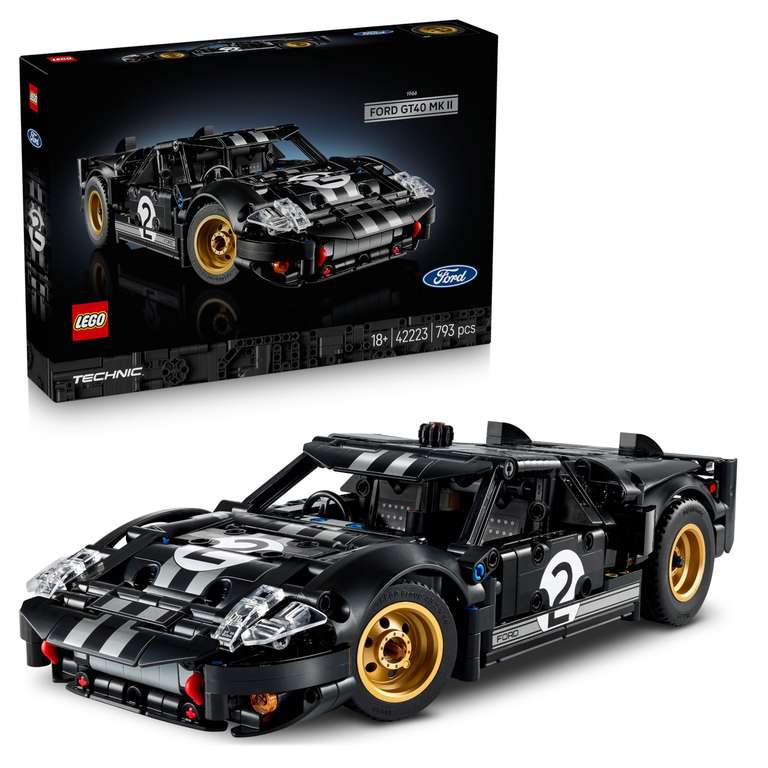 LEGO Technic 1966 Ford GT40 MKII 42223