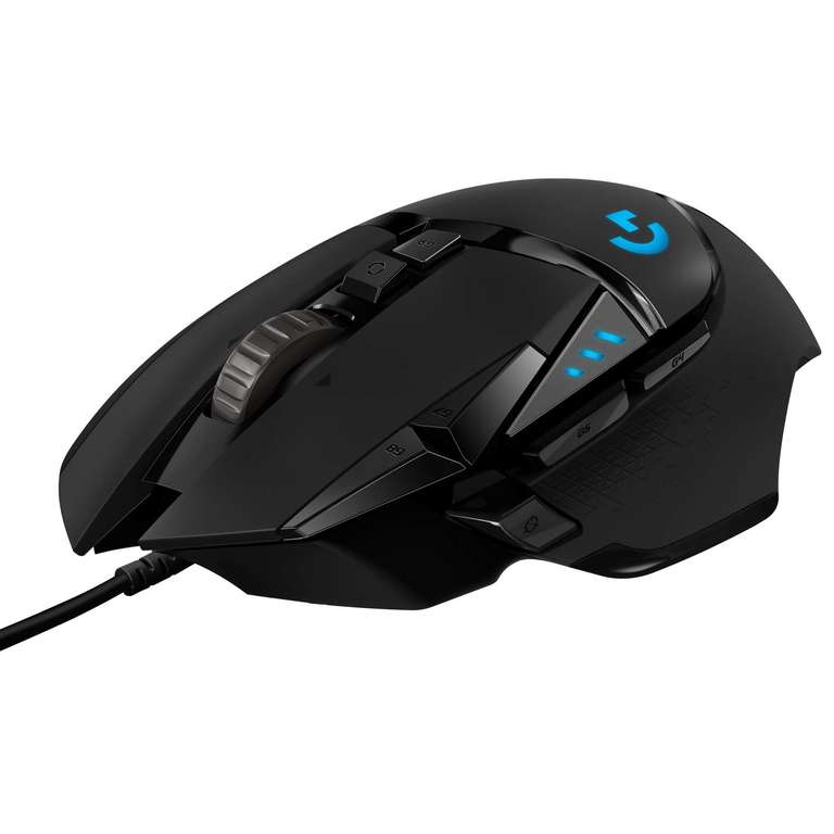 Logitech G502 Hero High Performance Wired Gaming Mouse, HERO 25K Sensor, 25,600 DPI