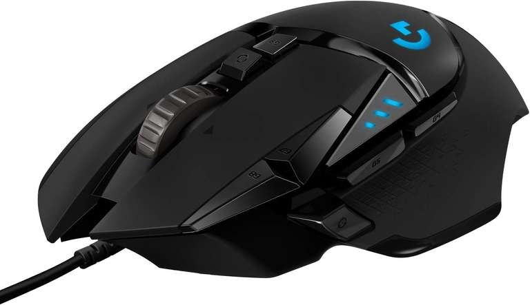 Logitech G G502 HERO high performance wired gaming mouse, HERO 25K sensor