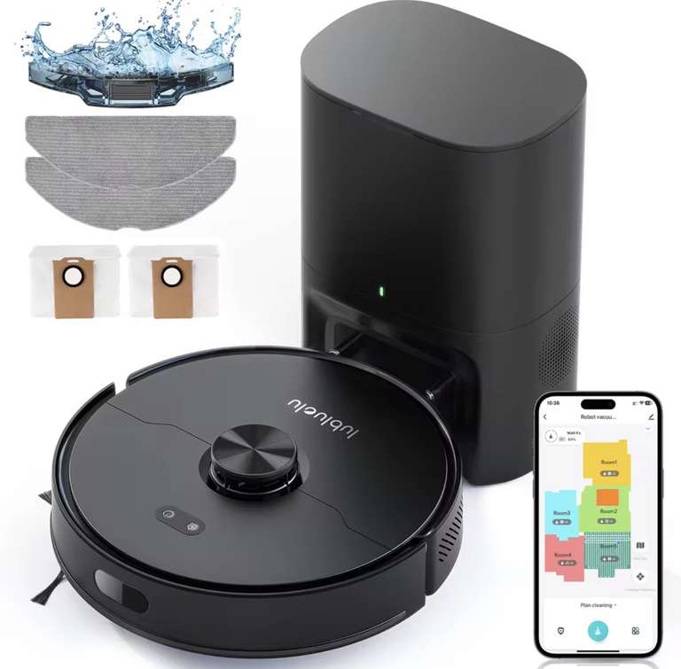Lubluelu L15 Max Robot Vacuum Mop Combo 5500Pa Robot Vacuum with code - Lubluelu Shop Store