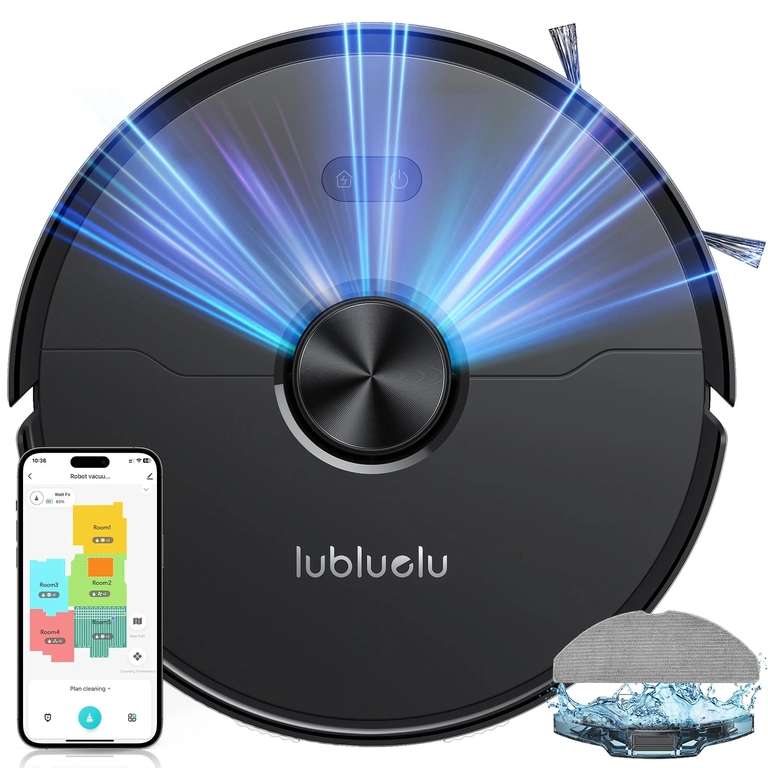 Lubluelu L15 Ultra Robot Vacuum Mop Combo 5500Pa with code - Lubluelu Shop Store