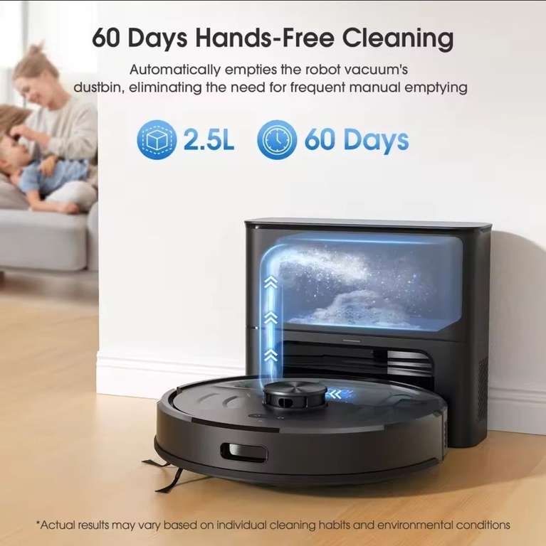 Lubluelu L20Max Self-Emptying 3-in-1 Robot Vacuum Mop - 6000Pa Suction LiDAR Navigation - w/Code - Sold by Lubluelu Shop Store