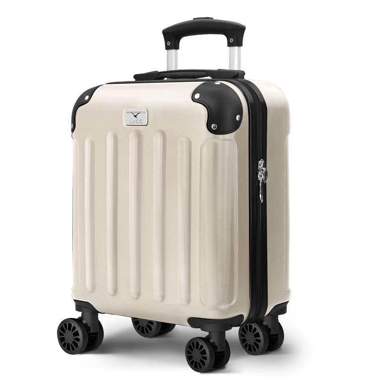 LUGG 15 Inch Skywander Lightweight Underseat Cabin Bag (45x34x20cm) Beige - Sold / Shipped by Keplin Group Direct