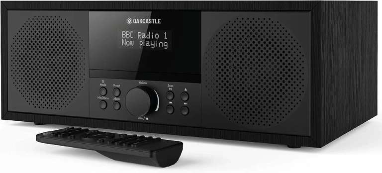 Majority DAB500 CD Player, FM and DAB+ Digital Radio | Bluetooth, Mains Powered, 60 W (30W + 30W) Refurb - Sold By Thorness Outlet - W/Code