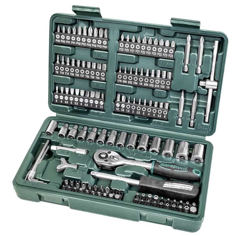 Mannesmann Socket and Bit Set (130 Pieces)
