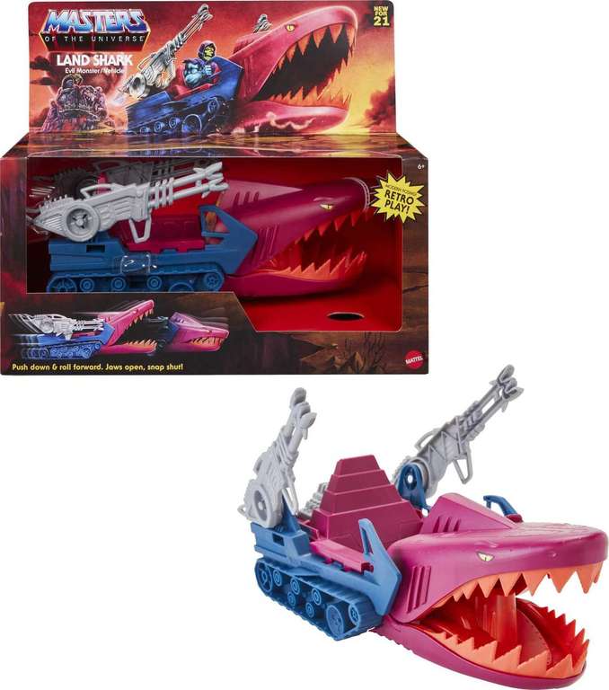 Masters of the Universe Origins Land Shark Vehicle, Skeletor's Iconic Transportation