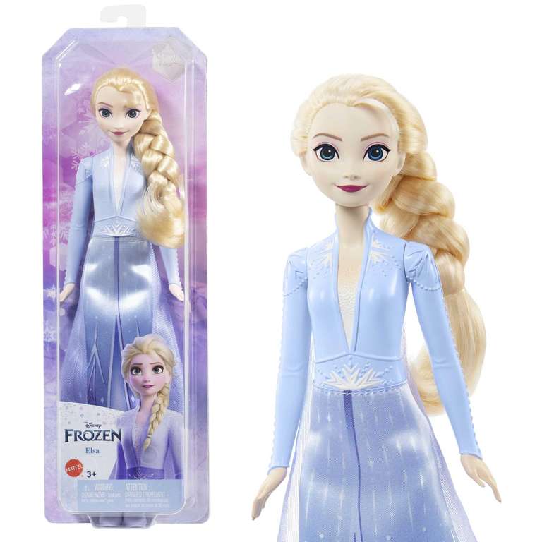 Mattel Disney Frozen Elsa Doll in Signature Clothing