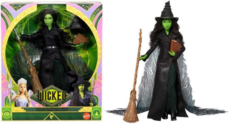 Mattel Wicked: Part 2 of Universal Pictures Elphaba Deluxe Fashion Doll with Removable Outfit and 4 Accessories