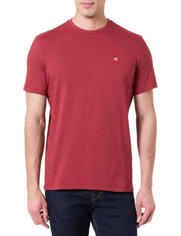 Men's Calvin Klein Red (Pear) T shirt, Medium