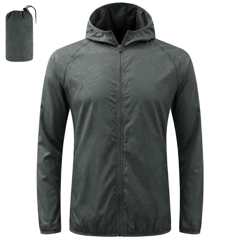 Mens Waterproof Jackets Lightweight Rain Jacket sizes M - XL Sold by BSBUY / FBA