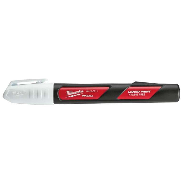Milwaukee MHT48223711 INKZALLTM Liquid Paint Marker, White