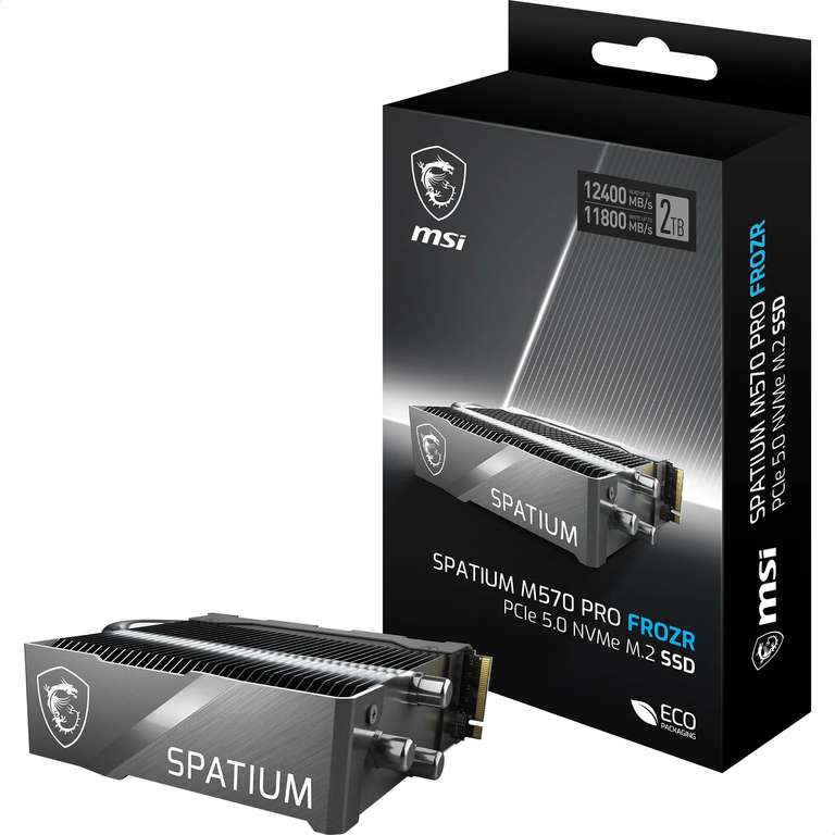 MSI SPATIUM M570 PRO PCIe 5.0 NVMe M.2 2TB FROZR