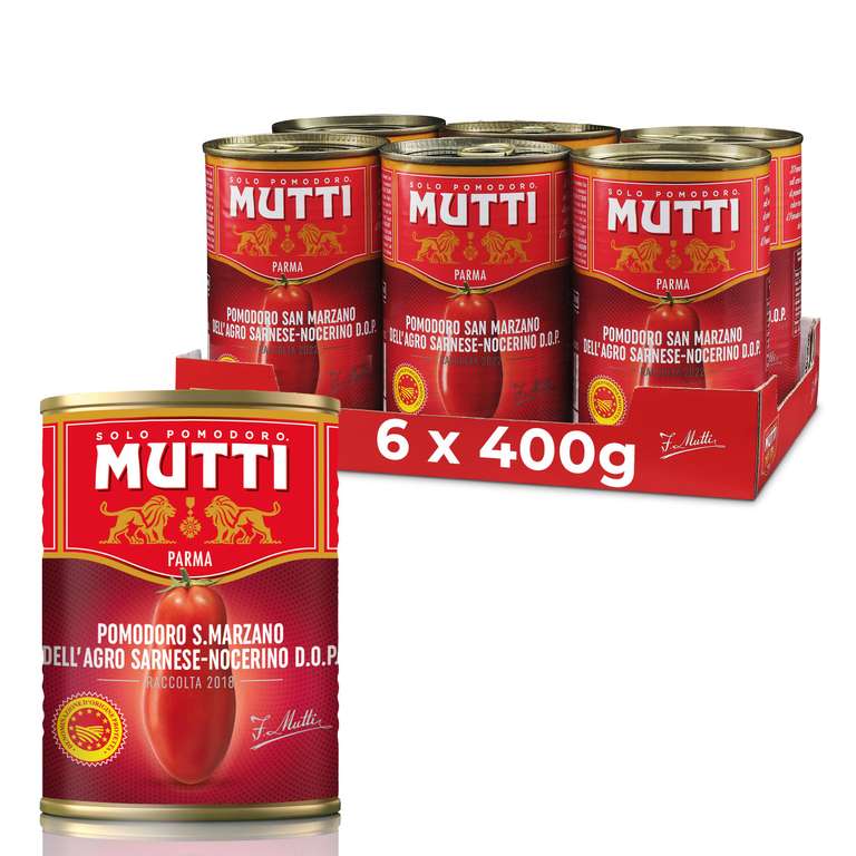 Mutti San Marzano Peeled Tomatoes - 24 X 400g - £27.36 / £24.96 S&S