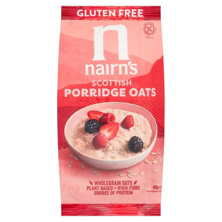 Nairn's Gluten Free Scottish Porridge Oats 450g (pack of 5)