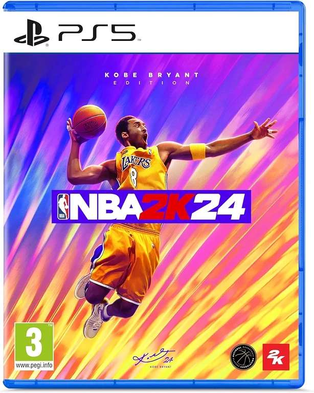 NBA 2K24 PlayStation 5 Kobe Bryant Edition PS5 + Amazon Exclusive Bonus DLC