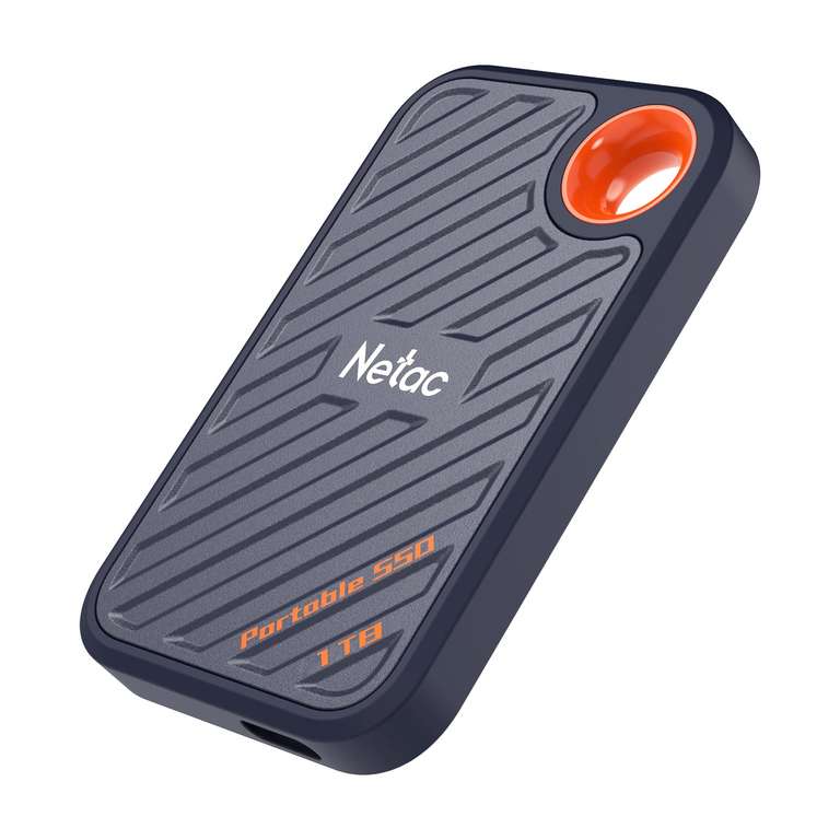 Netac ZX20 1TB Portable NVMe SSD, USB 3.2 Gen 2x2, up to 2000MB/s Read and 1700MB/s Write Speed - Sold by Netac Official Store / FBA