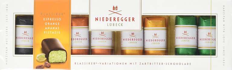 Niederegger Marzipan Classic Mini Loaves Assorted Chocolate 100g