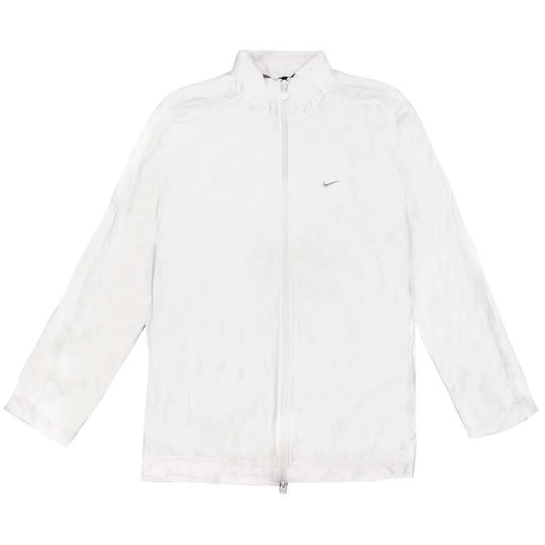 Nike Vintage Nike Mens White Satin Jacket (Sizes M - XL) - w/code