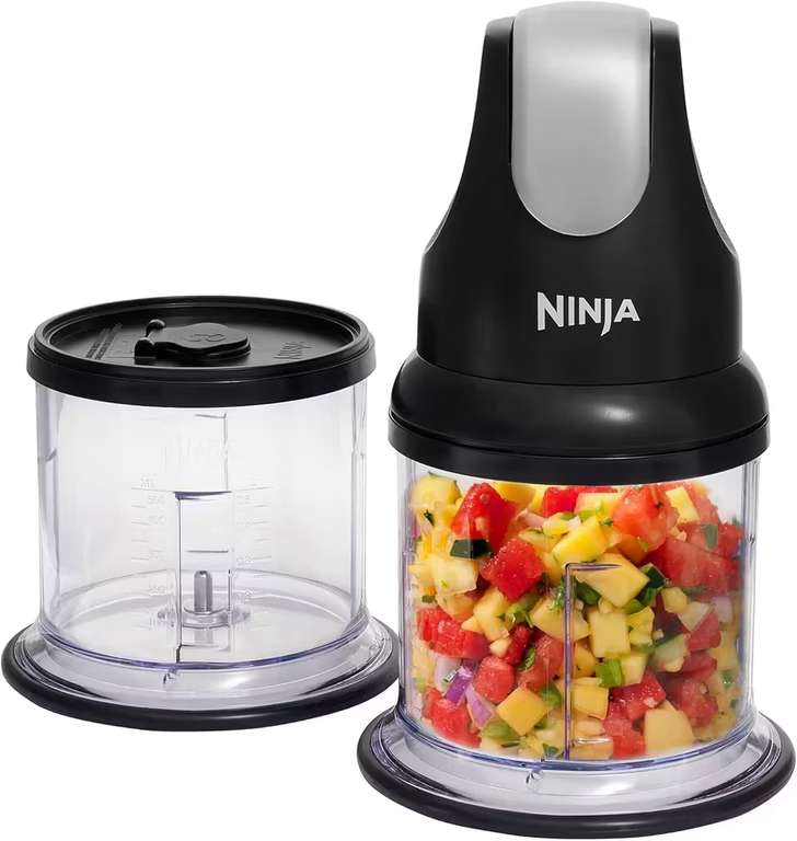 Ninja Professional Stackable Food Chopper 200W 4000RPM, NJ1002UKBK (Certified Refurbished - Like New) - W/Code - Sold by NinjaKitchen