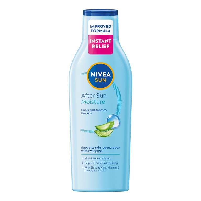 NIVEA SUN After Sun Moisturising Soothing Lotion (200ml), 24 Hour Effectiveness