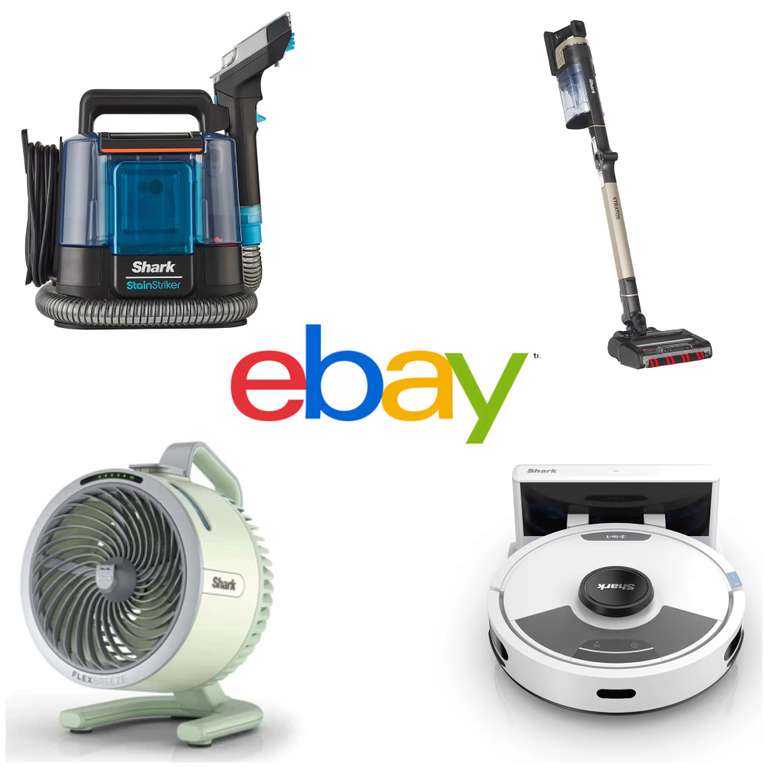 Now Up to 50% Off Shark Refurbished Sale + Extra 15% Off With Code (Inc Vacuums, Hairstyling, Fans) 1 Year Warranty Sold By Sharkclean