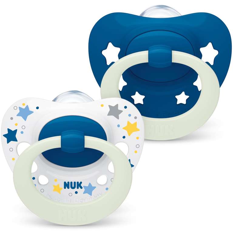 NUK Signature Night Baby Dummy - Pack of 2