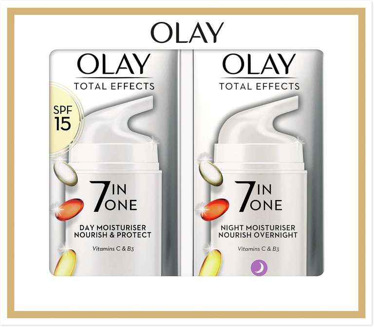 Olay Total Effects Moisturiser Day and Night Cream, 37ml