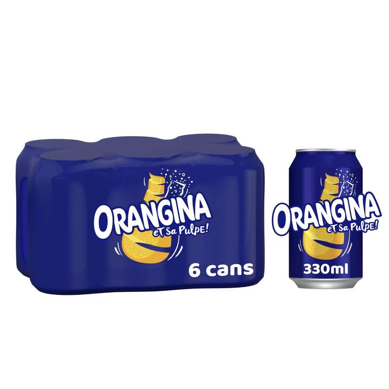 Orangina Sparkling Fruit Drink; Multipack 6 x 330ml
