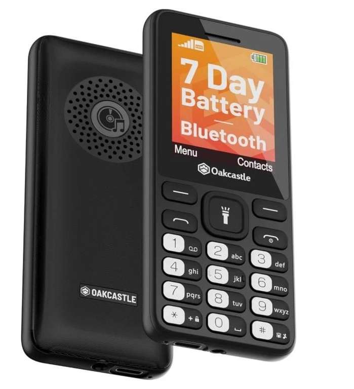 Outlet Sale On Tech (New & Refurbished) Extra 5% Off e.g. Oakcastle SIM free Unlocked Phone | Bluetooth - W/code - Sold by Thorness Outlet