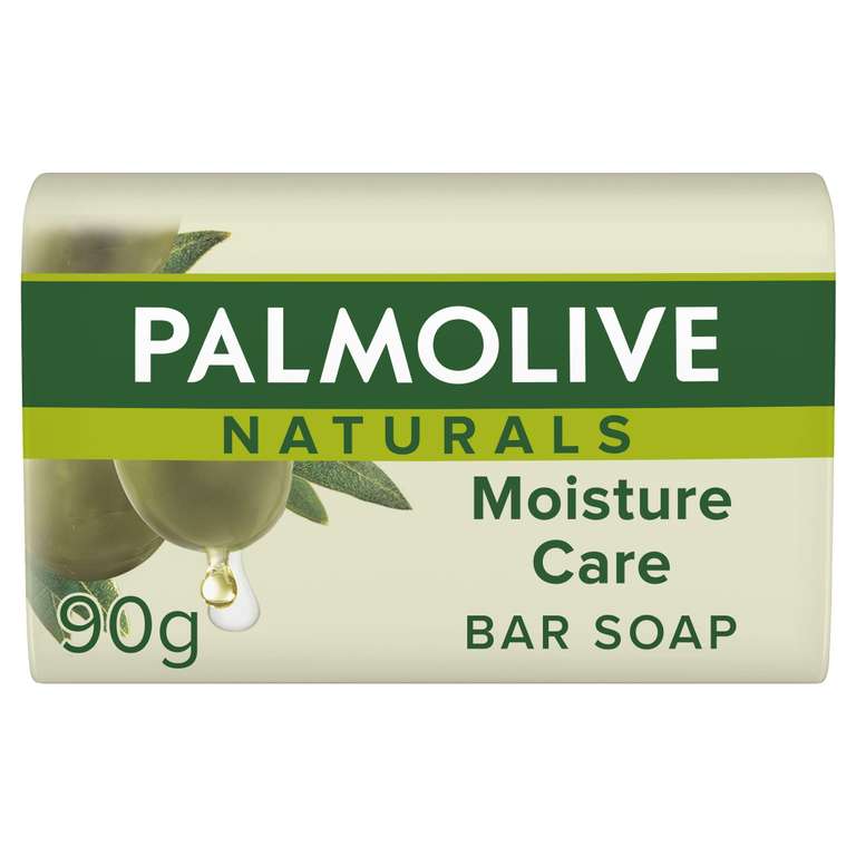 Palmolive Naturals Moisture Care with Olive Bar Soap 3 x 90g - 98p / 93p S&S