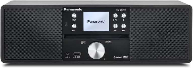 Panasonic SC-DM202EG-K Micro HiFi Compact Stereo System FM/DAB+ Radio, 24W Output Power - sold and dispatched by Avensys Ltd