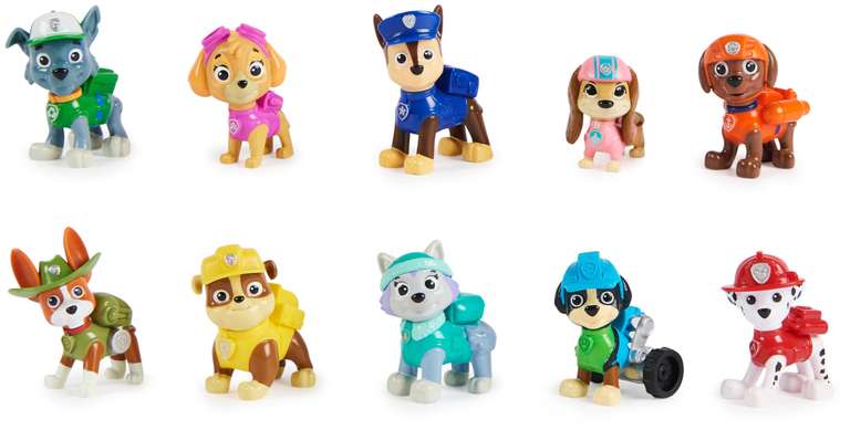 Paw Patrol, 10th Anniversary, All Paws On Deck Toy Figures Gift Pack