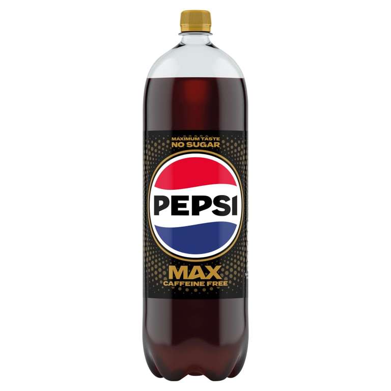 Pepsi Max No Caffeine No Sugar Cola Bottle 2L - £1.03 / 92p S&S