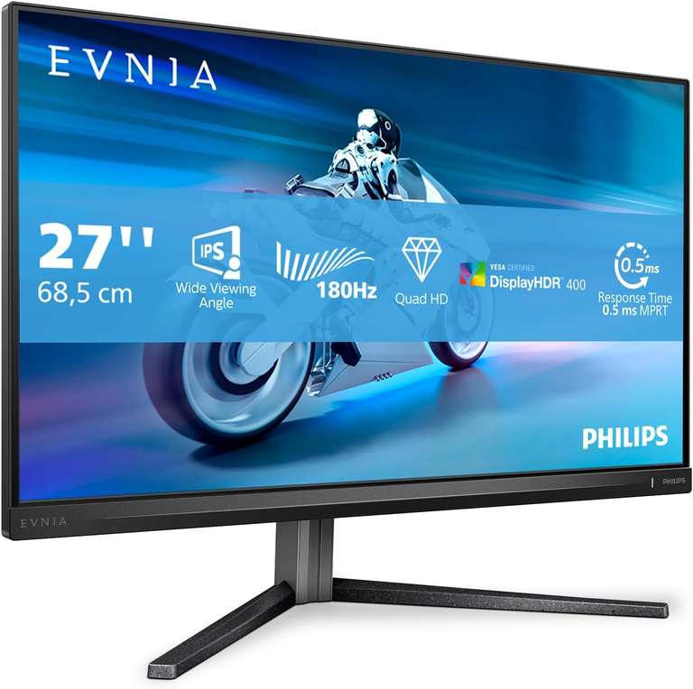 Philips Evnia 27M2N3800A - 27" 4K 160hz/FHD 320hz Dual Frame Gaming Monitor, HDMI 2.1, DisplayPort 1.4
