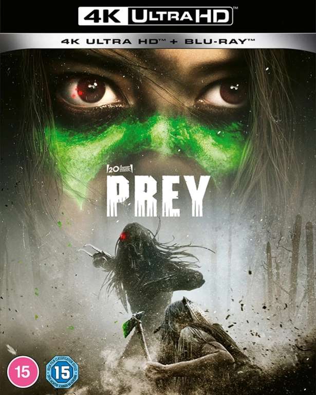 Prey 4k Blu Ray - With code Rarewaves Outlet