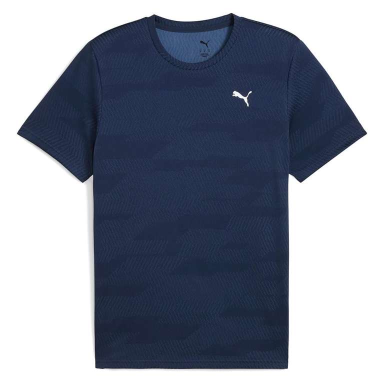 PUMA Flex Jacquard T-Shirt - Navy Size XL