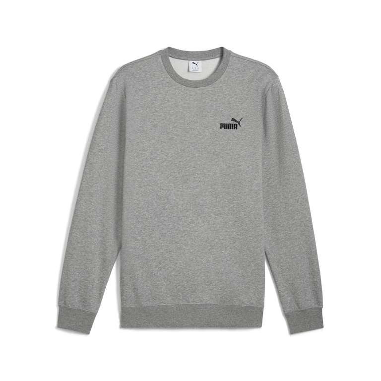 PUMA Men's Essentials Sweatshirt (3XL) in Gray Heather