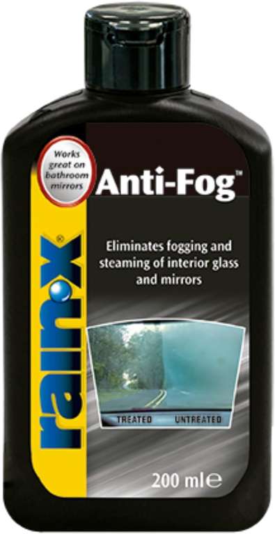 Rain-X Anti Fog Treatment Windscreen Interior And Mirrors 200ml