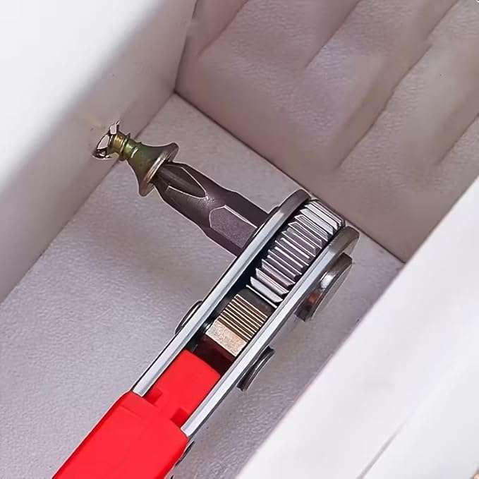 Right Angle Ratchet Screwdriver for Awkward Spaces (Discount at Checkout). Sold & dispatched by Haul Global