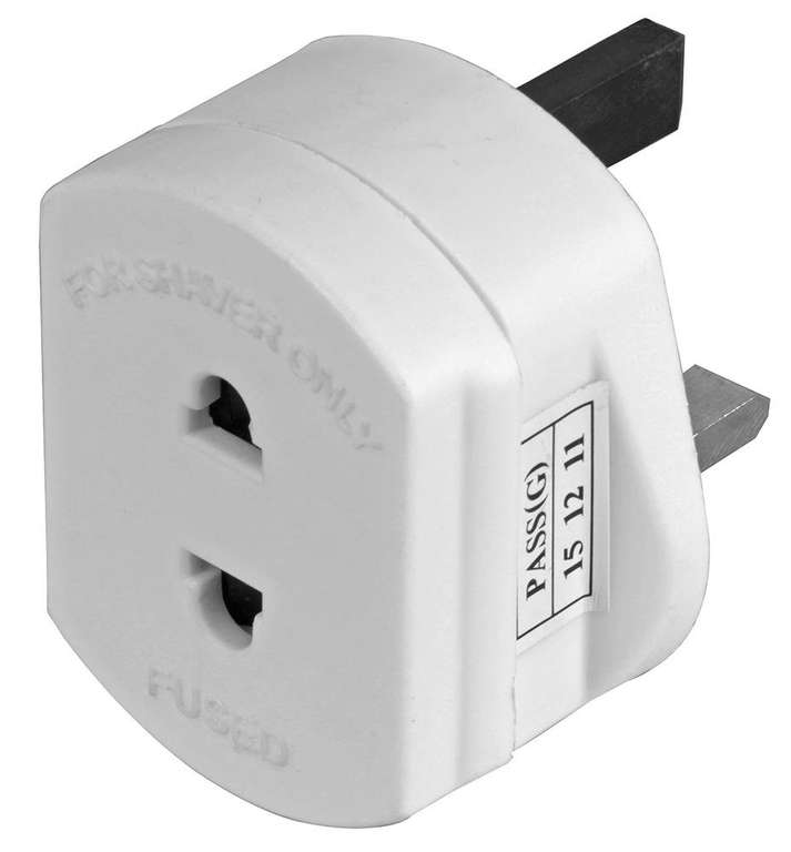 PRO ELEC Shaver Plug Adaptor