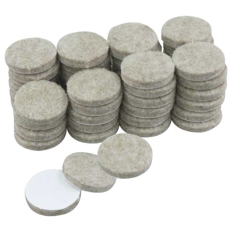 Rolson 48 pc 25 mm Felt Pads