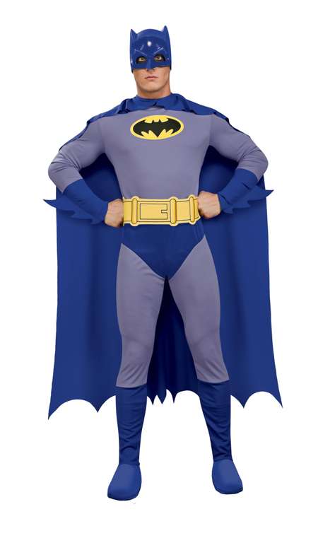 Rubie's Official Batman, Adult Costume, L, Blue, Grey