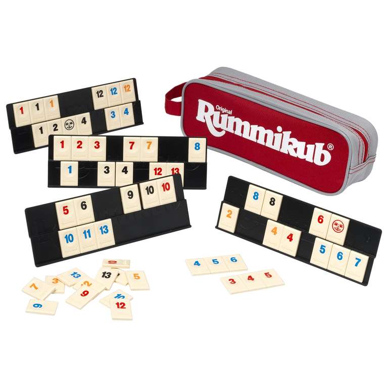 Rummikub Mini Pouch Family Strategy Game - with Prime