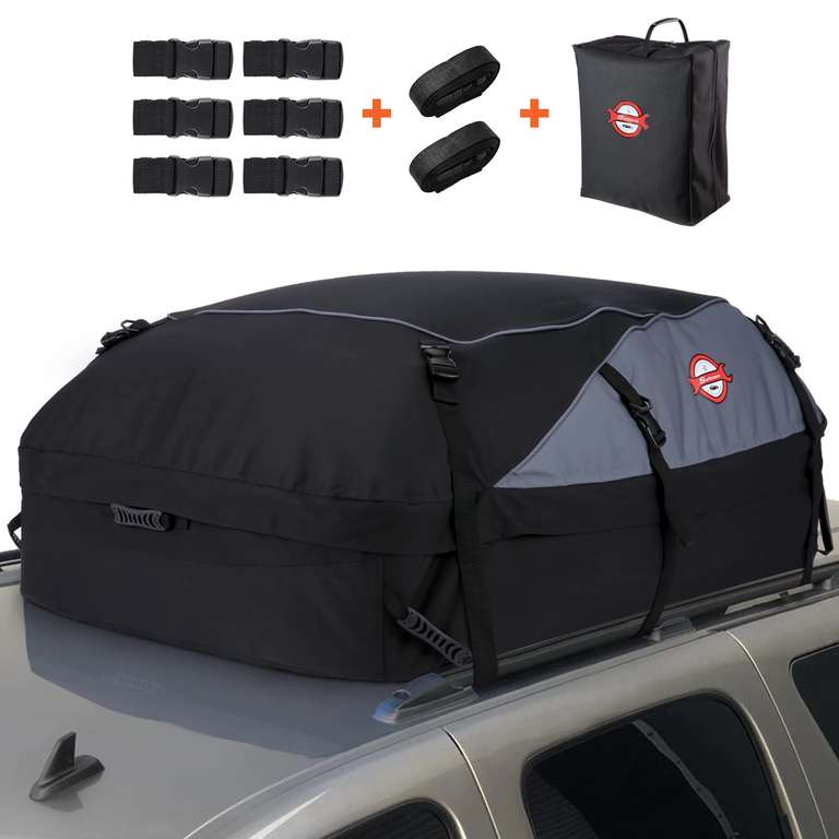 Sailnovo Car Roof Bag, 20 Cubic Feet Large Carrier Bags Waterproof for Any Cars