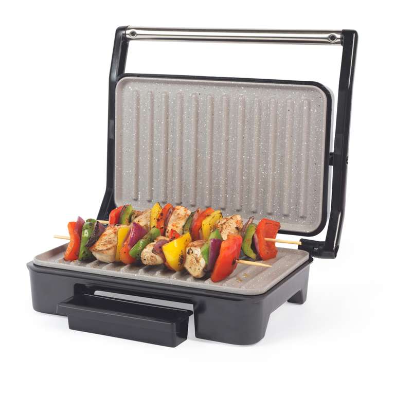 Salter Marblestone Electric Grill – Health Grill, 750W, Non-Stick Hot Plate, Griddle