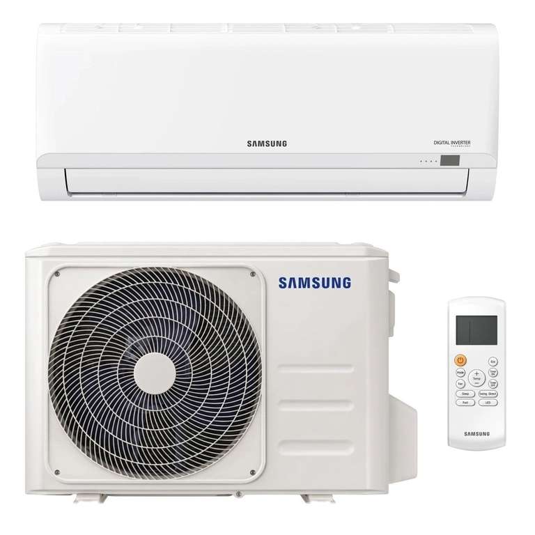 Samsung A++ 12000 BTU Wall Mounted Air Conditioner with Heat Pump AR12ARTX - W/Code - Sold by buyitdirectdiscounts