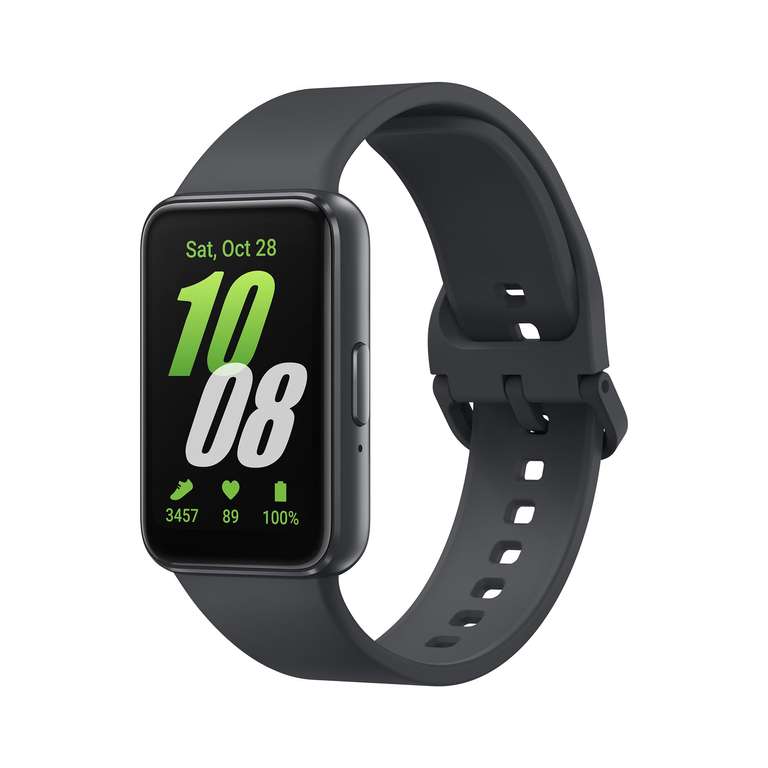 Samsung Galaxy Fit3 40mm AMOLED Display Fast Charging 5ATM & IP68 All Colours (Used) With Code Sold By Magic TOUCH computers / Black £23.99