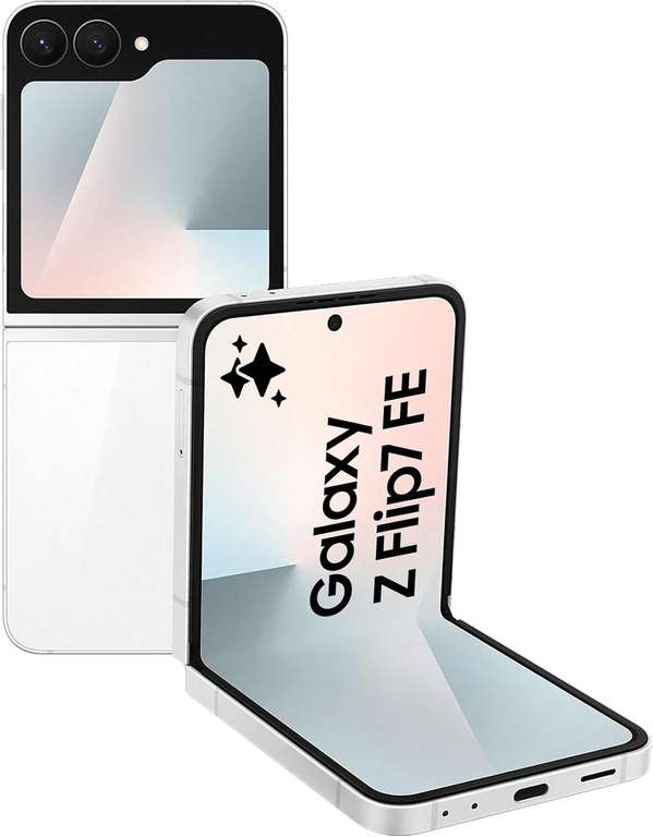 Refurbished Samsung Galaxy Z Flip7 FE 6.7'' 5G Smartphone 128GB SIM-Free Unlocked - Black B W/Code @ Tesco